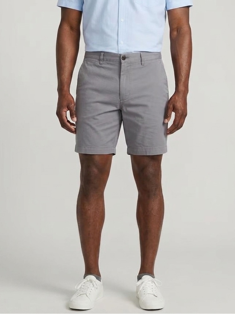 J.Crew Men’s 9" Chino Shorts Slate Gray Size 35 BE052 Excellent